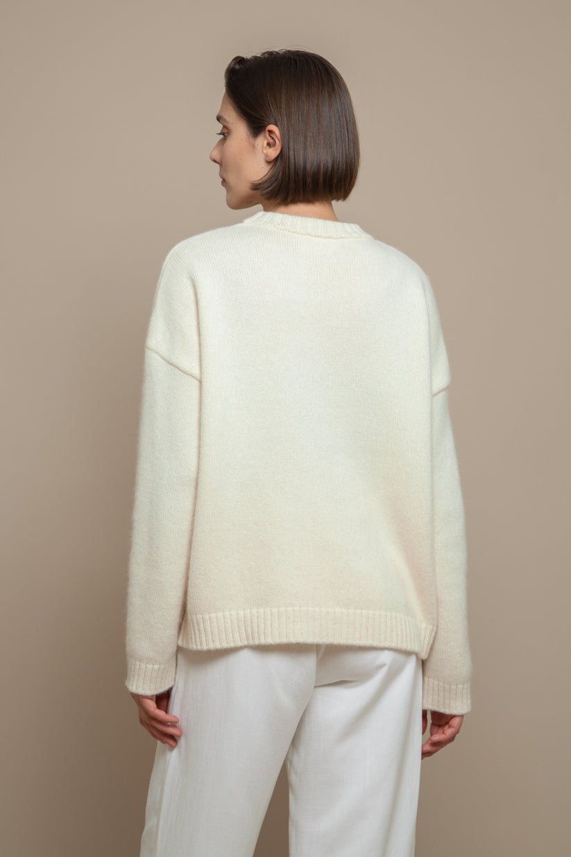 Louise White - Alpaca-Wool Blend Sweater – Francis Stories
